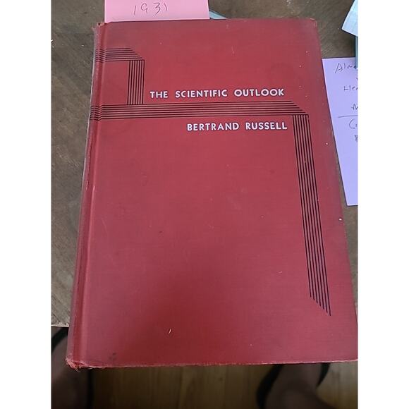 THE SCIENTIFIC OUTLOOK by BERTRAND RUSSELL 1st ed..1931 - Picture 1 of 7